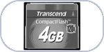 CF Compact Flash (ældre typer - 128MB - 2GB)