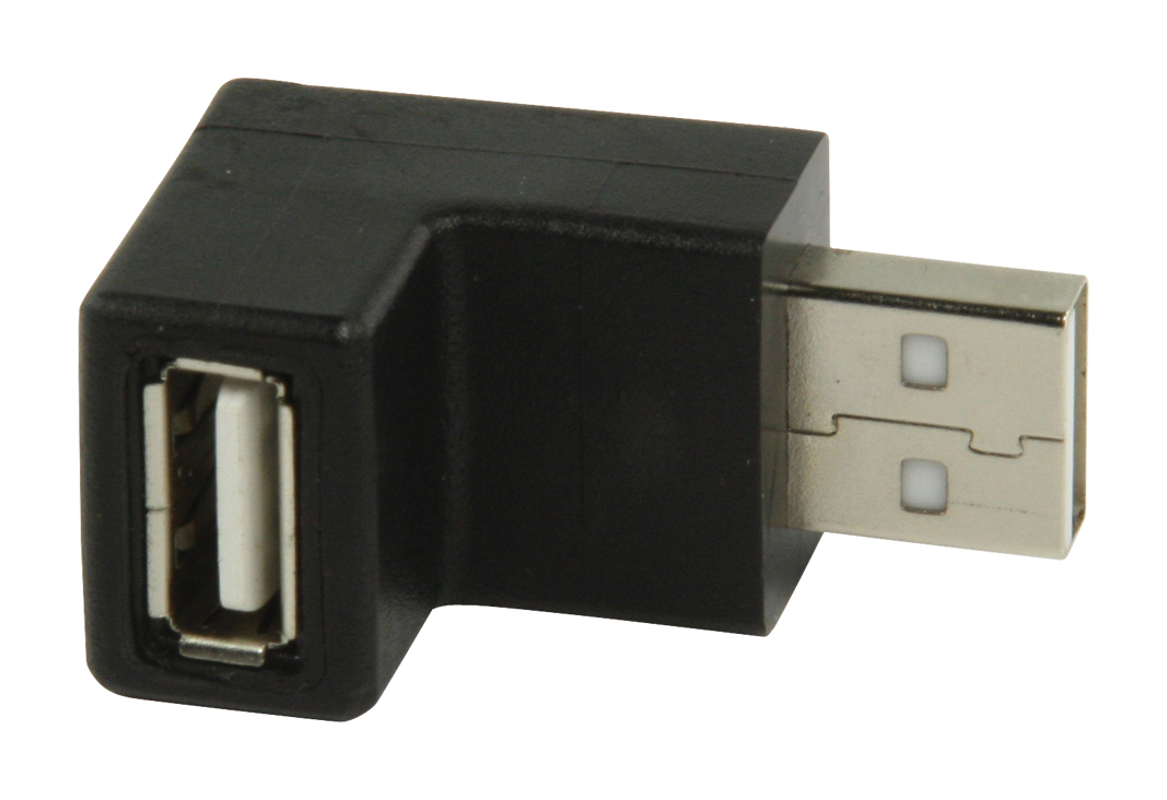 USB 2.0 A vinkel-adapter | Elektronik Aps