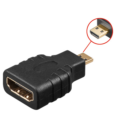 adapter, HDMI HUN, MICRO HAN | Elektronik Lavpris Aps