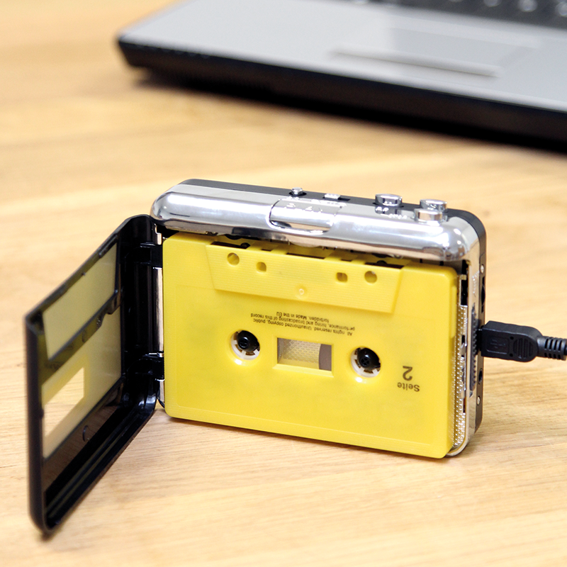 skat ønskelig visuel LogiLink® Digitizer med USB for indspilning af kassettebånd | Elektronik  Lavpris Aps