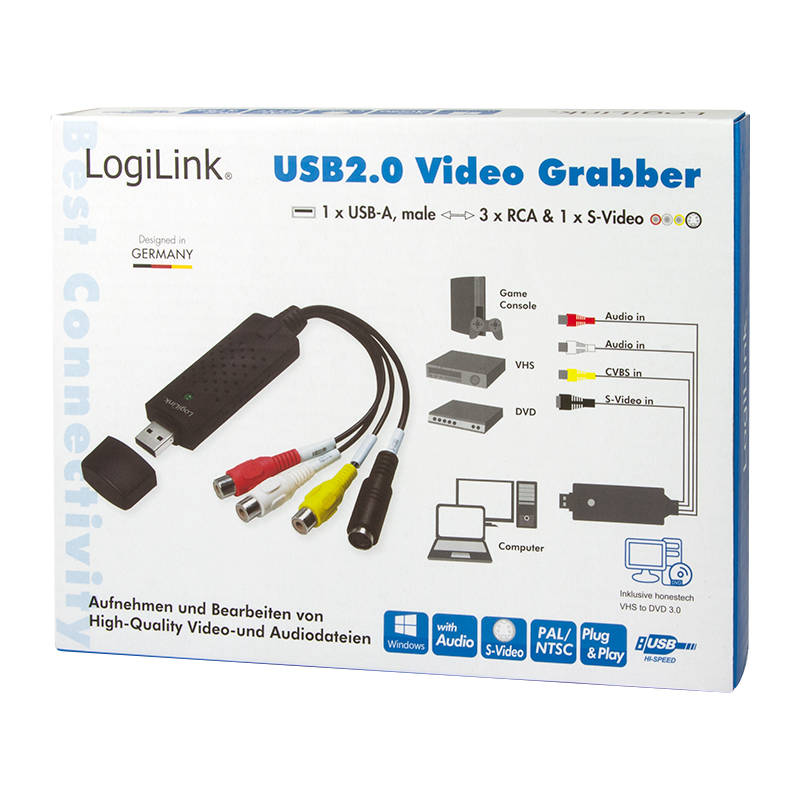 LogiLink® USB 2.0 and Grabber | Lavpris Aps