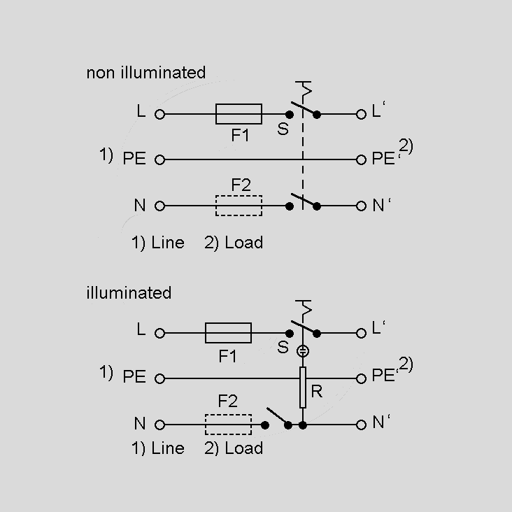 IEC C14 Power Connector Switch, 2xFuse Elektronik Lavpris Aps