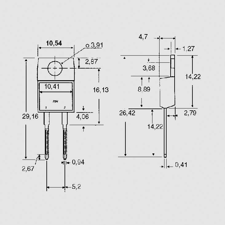 Корпус то 220 чертеж