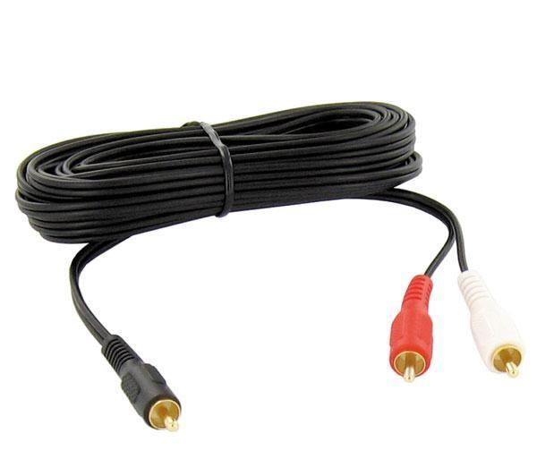 Monopol Bløde tak skal du have Subwoofer kabel, 5,0m | Elektronik Lavpris Aps