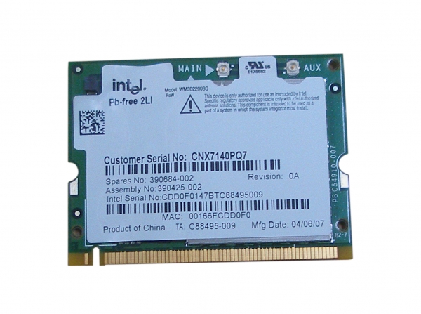 Intel PRO/Wireless LAN 2100 3B MiniPCI Adapter | Elektronik Lavpris Aps