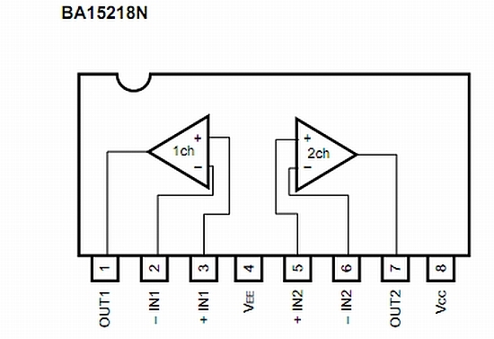 Ba6218 схема включения