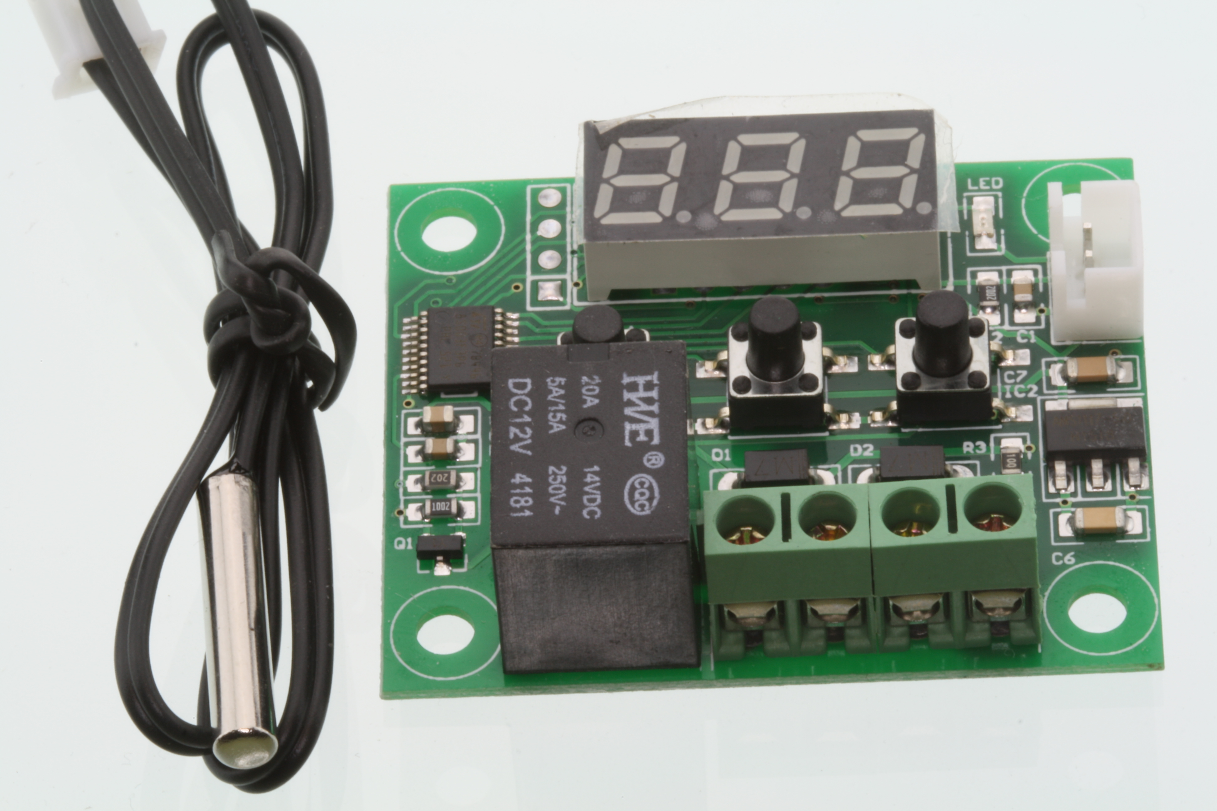 W1209 Temperature control Switch Elektronik Lavpris Aps