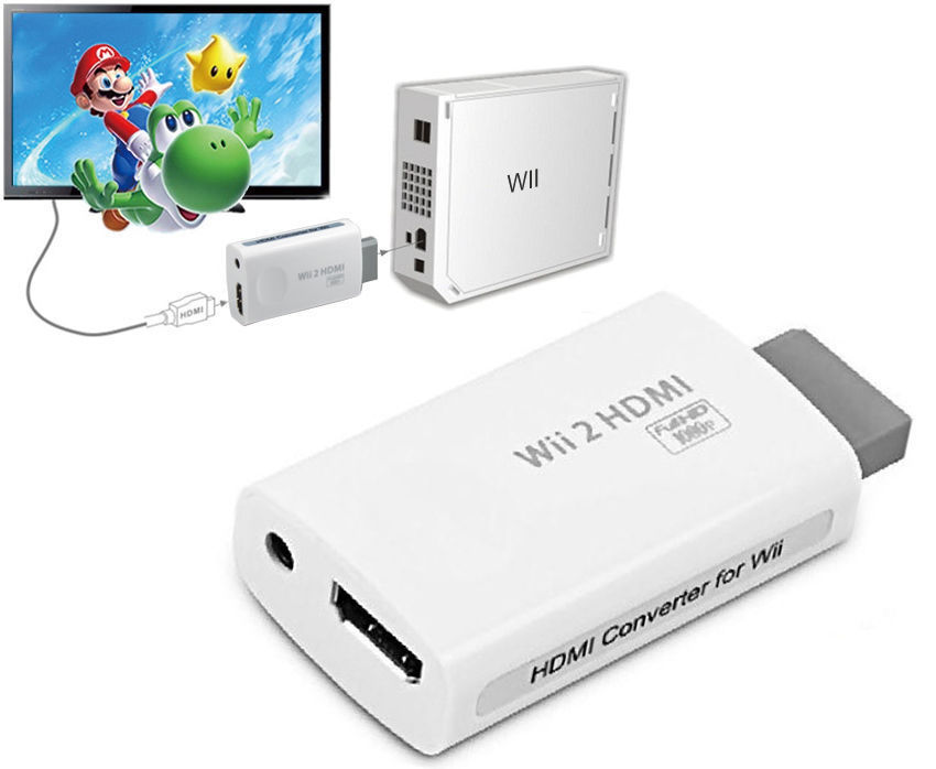 Opfattelse Motivere Glat Wii til HDMI adapter | Elektronik Lavpris Aps