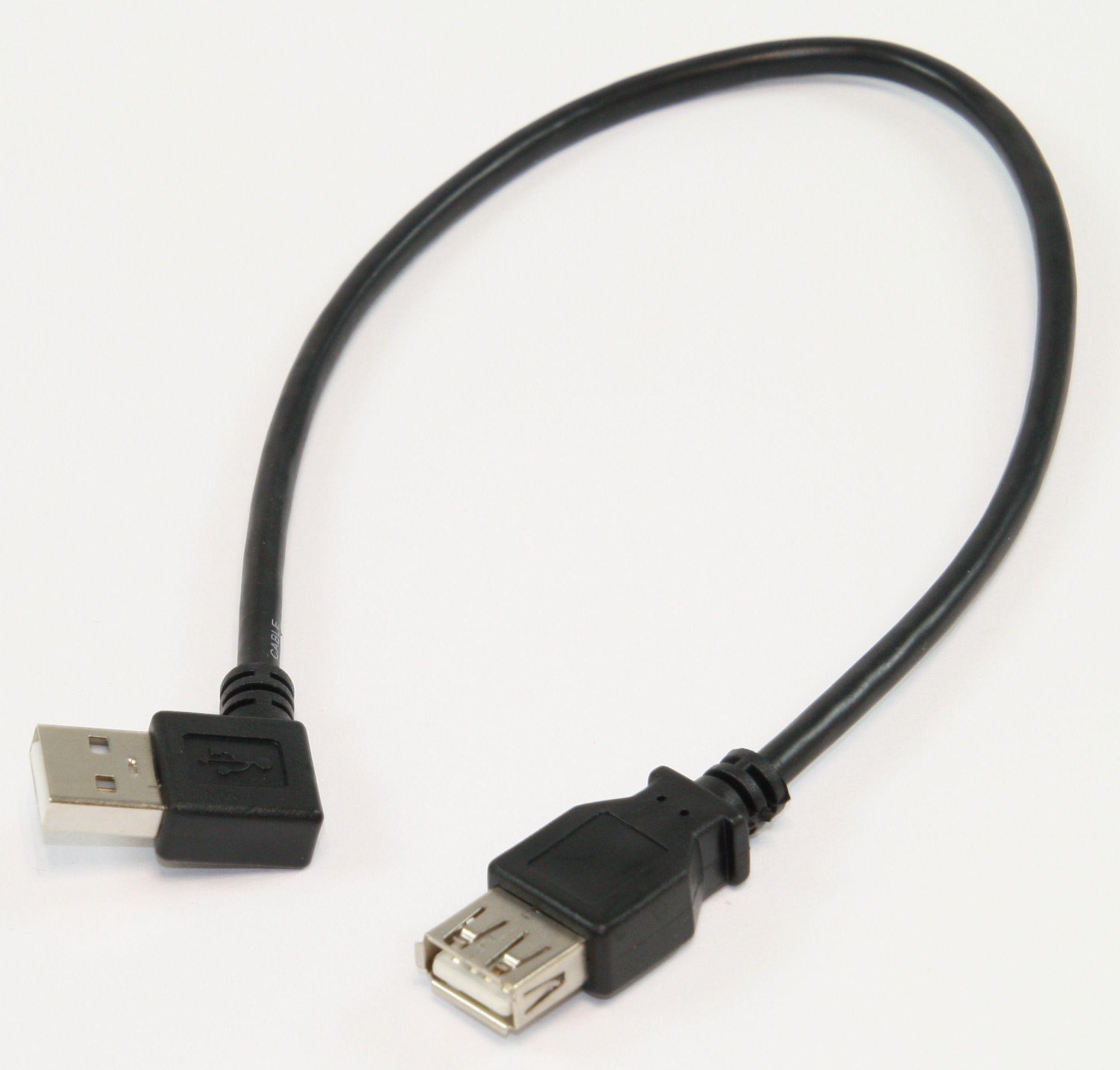 amme ejendom pille USB forlænger højre-vinklet 30cm | Elektronik Lavpris Aps