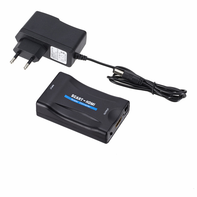 midtergang modul Kære SCART konverter - SCART til HDMI | Elektronik Lavpris Aps