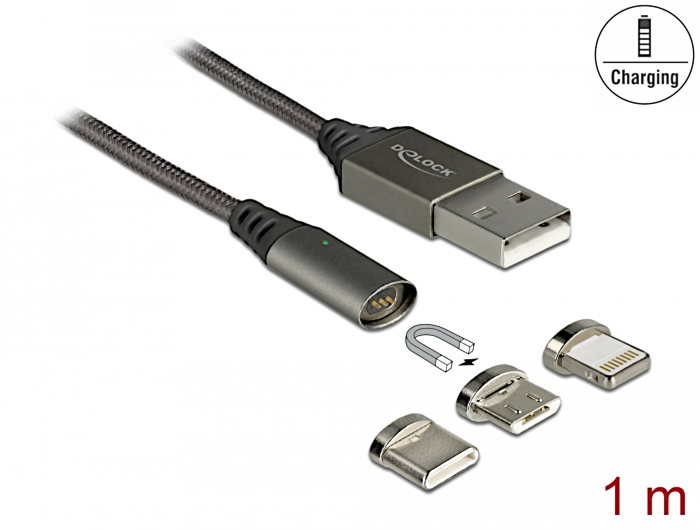 Magnetisk kabel: / USB / USB C | Elektronik Lavpris Aps