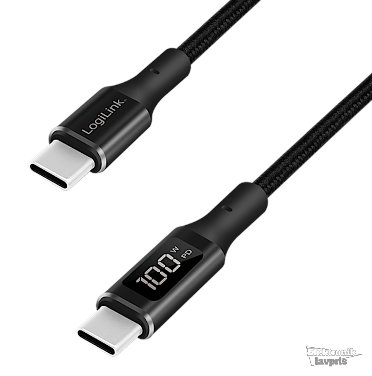 Mark Resignation maksimum USB-C kabel med display, 3.0, hurtig opladning | Elektronik Lavpris Aps