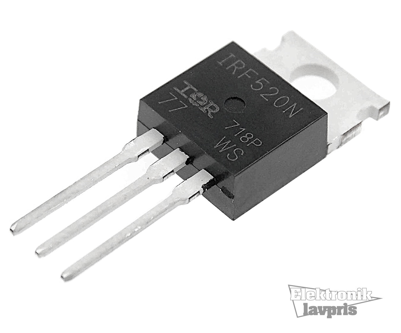 Transistor NMOSFET unipolar, 100V, 6.5A, 60W, TO220AB Elektronik