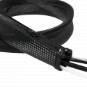 KAB0047 Kabelbeskytter fleksibel kabelstrømpre med lynlås længde 2 meter