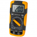 DMT-2004 multimeter til universel brug i gult handy hus med stort lcd display