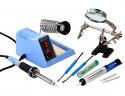 P-ZD-99 KIT Loddestation Analog, +450°C, komplet Kit med smart lup tinsluger tin med mere