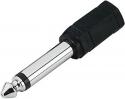 N-AC-006 jack Adapterstik mono, 3,5mm til 6,3mm. han-han