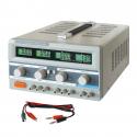 BN206456 Strømforsyning Laboratorie 2 x 0-30 Volt DC, 3 Ampere + 5 Volt 3 Ampere