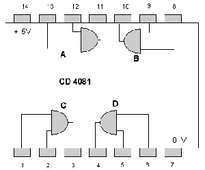 Cd4072 схема включения