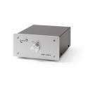 AMP-S-SILVER-MKII højttaleromskifter Dynavox AMP-S MKII, sølvfarvet børstet metal