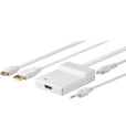 W51748 DisplayPort adapter MiniDisplayP+Toslink+USB>HDMI+