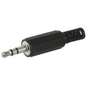 S753326 Jack 2,5mm. Stereo Plastic Han for kabel