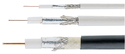 E55-911-02 3,7mm COAX-kabel, 75ohm, Hvid