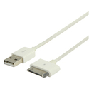 N-VLMP39100W1.00 USB-kabel til iPod/iPad/iPhone, HVID, 1m