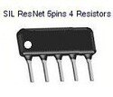 RN05PK047 SIL-Resistor 4R/5P 47K 2%