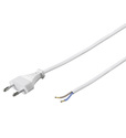 W51345-2 Euro Power Cable 2m White Open End
