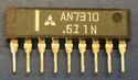 AN7310 V(cc): 16V 15mA 240mW dual preamplifier SIP-9