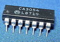 CA3054 Differential Amp, Dual, DIP-14