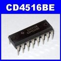 CD4516 7 Segment Latch/Decoder/Driver DIP-16