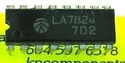 LA7824 Color CRT Display Synchronization, Deflection DIP-16