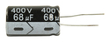 CSHT0068/400-P5 Elektrolyt Radial 68uF/400V Ø=18x25mm.