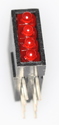 WU-1841 LED array 4-dobbelt RØD