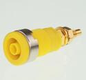 972354103 Safety Banana Socket 32A, 4mm. Gul/Yellow