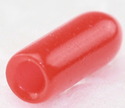 7062-3 Grebhætte rød for SUBminiature. InnerØ=1,5mm.