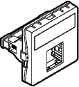 1088010956 Actassi 1 x RJ45 Hvid