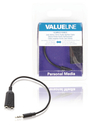 N-VLMB22100B02 Stereo Audio Cable 3.5 mm Male - 2x 3.5 mm Male 0.20 m Black