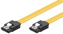 W95019 HDD S-ATA cable 6 Gbits Clip SATA L-Type male  > SATA L-Type male