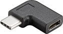 W45402 USB-C vinkel adapter, SORT