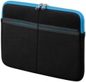 W63513 Synthetic rubber case for tablets up to 10'' extra-padded protective case with zipper