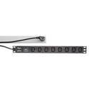 PDU8A01 19" PDU 8 x IEC320 Socket, 2M cable, with surge protection