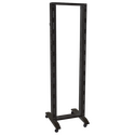 R42S68B 19&quot; open rack, 42U single frame, 600 x 700 mm, black