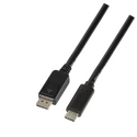 UA0336 USB 3.2 Gen 1x1 USB-C M to DisplayPort 1.2 Cable, 3m