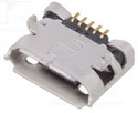 10118193-0001LF Socket; USB B micro; on PCBs; SMT,THT; PIN: 5; horizontal; USB 2.0