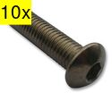 SLIK4M20-SORT Hex. Socket Screws M4x20 SORT 10 stk.