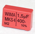 MKS4U1,5K400-27 MKT Capacitor 1,5uF 400V 10% P27,5