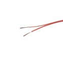 ZL214RTW Kabel Liy-Z 2x0,14mm² Rød med hvid streg
